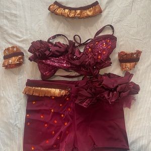 Five piece solo costume as is